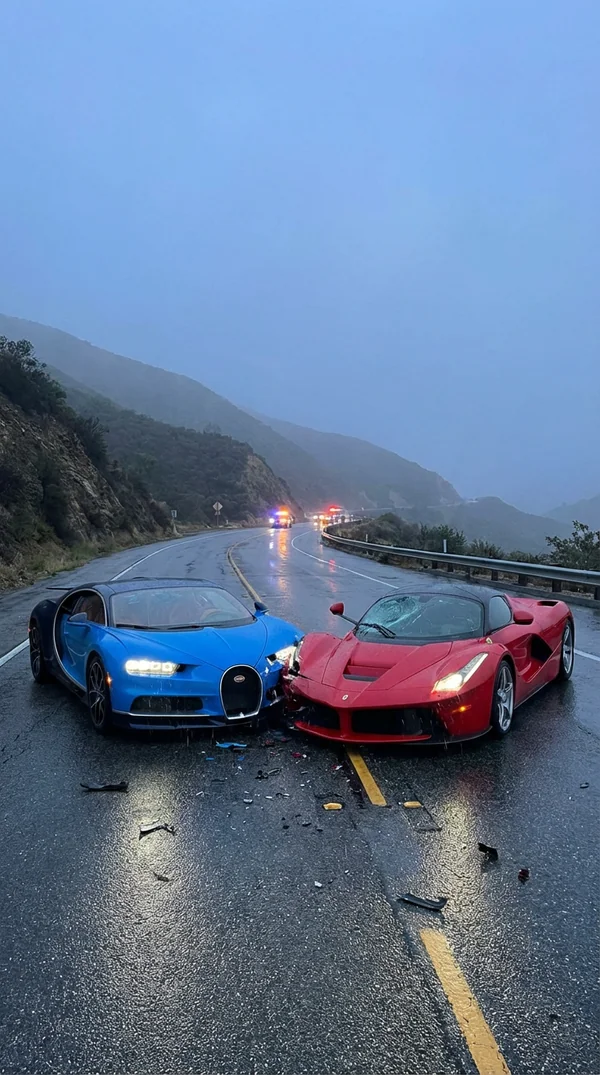 Bugattilaferarricrash