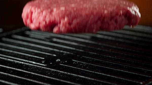 Flame grilled burger built across five cinematic shots